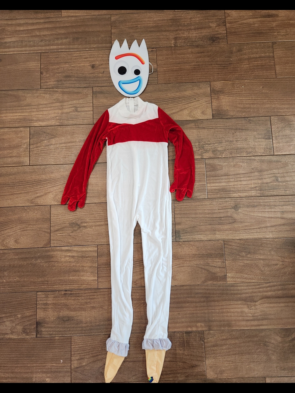Toy Story Forky Red White Kids Costume Playful dressup 150 10